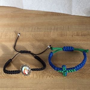 New 2 Catholic Bracelet for men